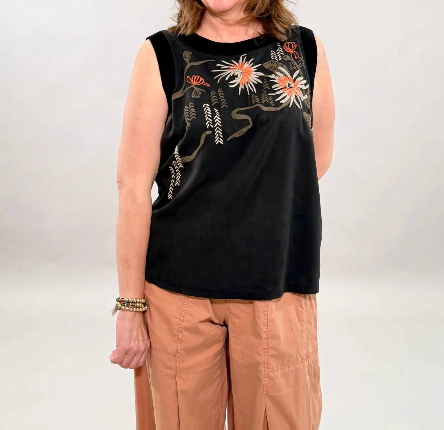 Xcvi - Artisan Embroidered Tank Top