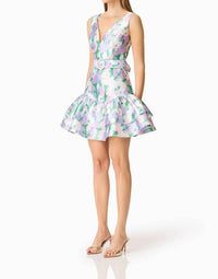 Elliatt - Lavina V-neck Mini Dress