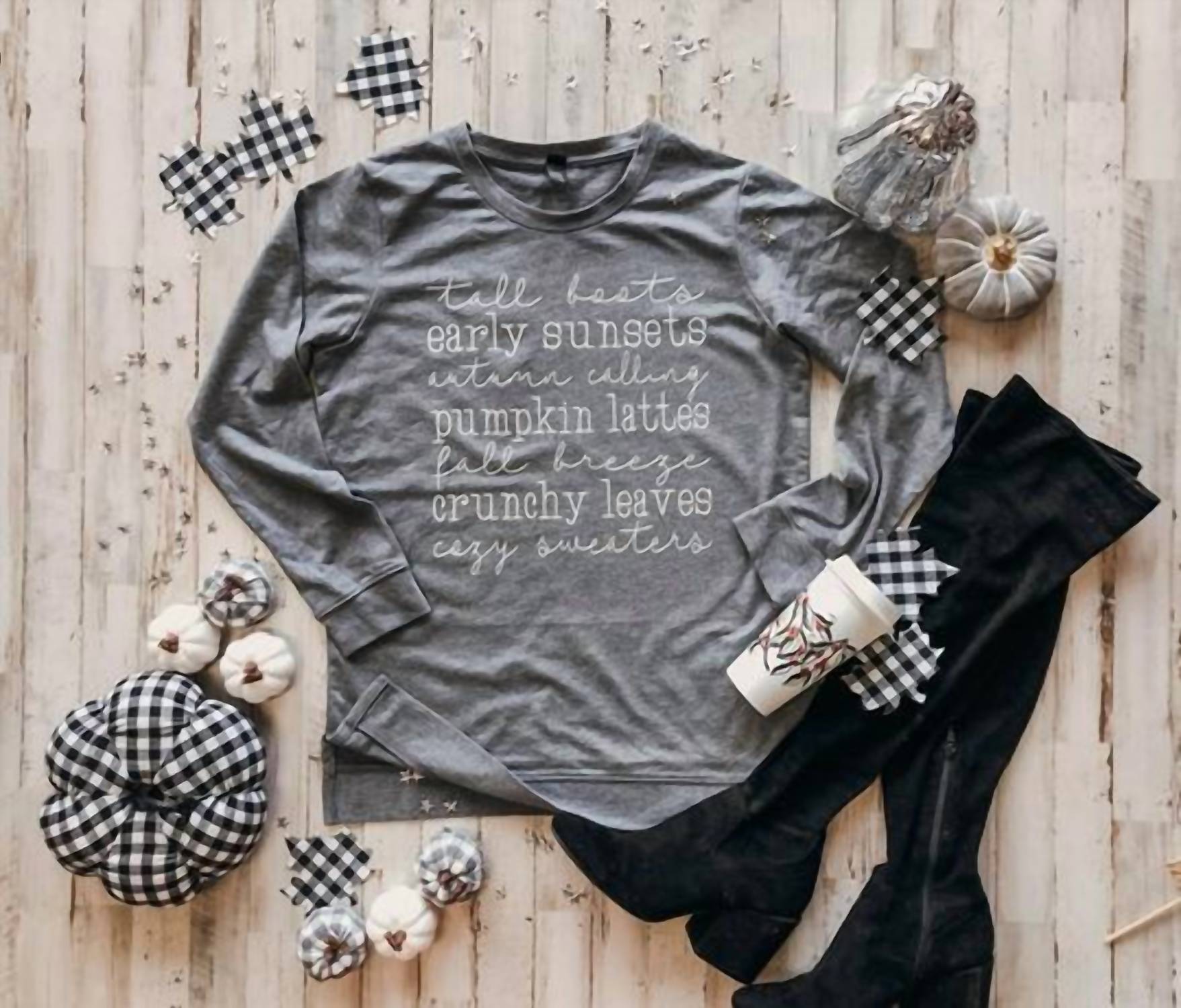 TALL BOOTS SWEATSHIRT