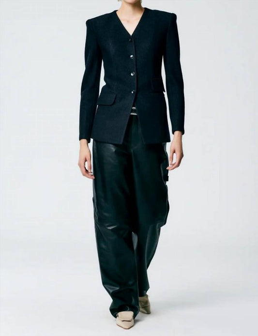 Tibi - Tibi Boiled Wool Blazer