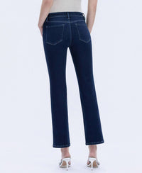 Vervet By Flying Monkey - Midrise Ankle Slim Straight Jeans