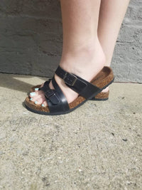 Olem - Women's Slide Leather Sandals