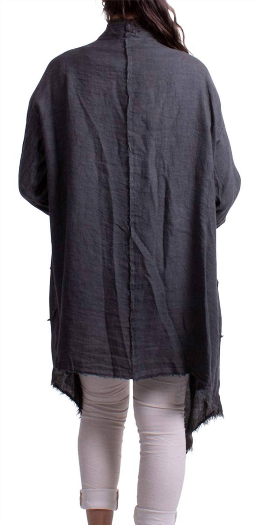 Gigi Moda - Aisha Linen Long Sleeve Cardigan