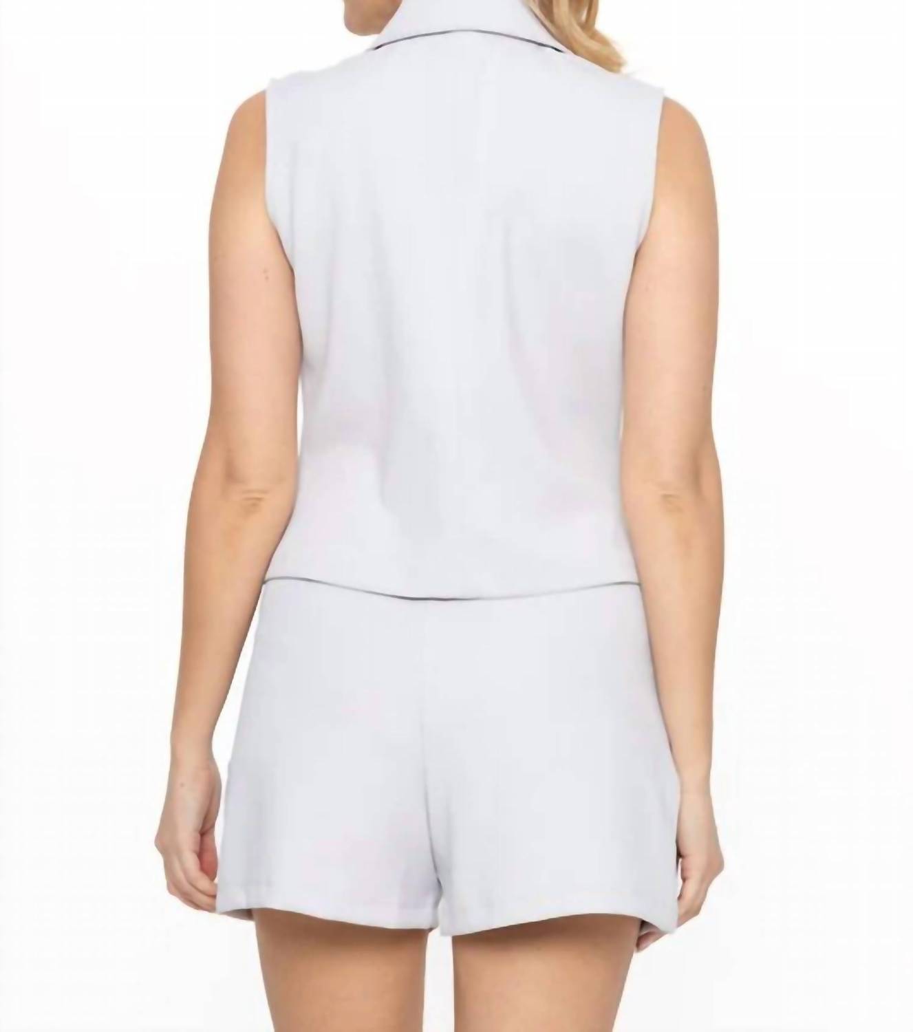 Mono B - Button Down Stretch Vest