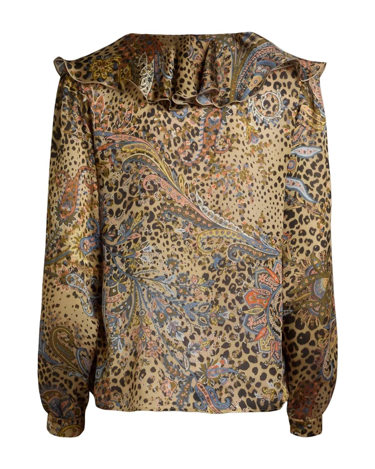 Etro - Women's Silk Ruffled Collar Flared Blouse