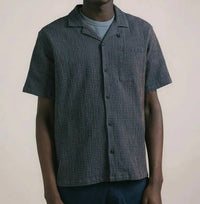 Kestin - Cramond Check Japanese Seersucker Shirt