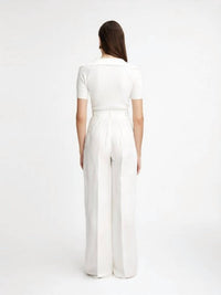 Matthew Bruch - Button Pleated Trouser