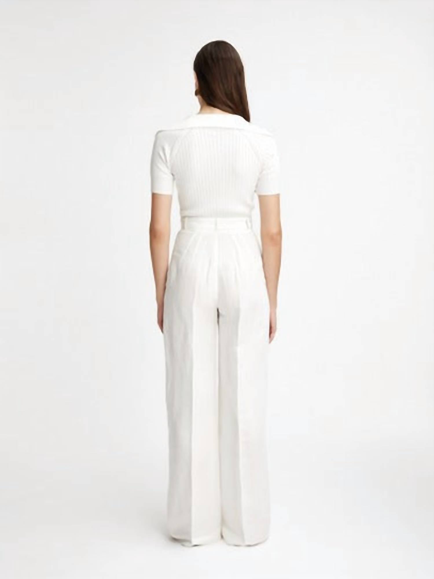 Matthew Bruch - Button Pleated Trouser