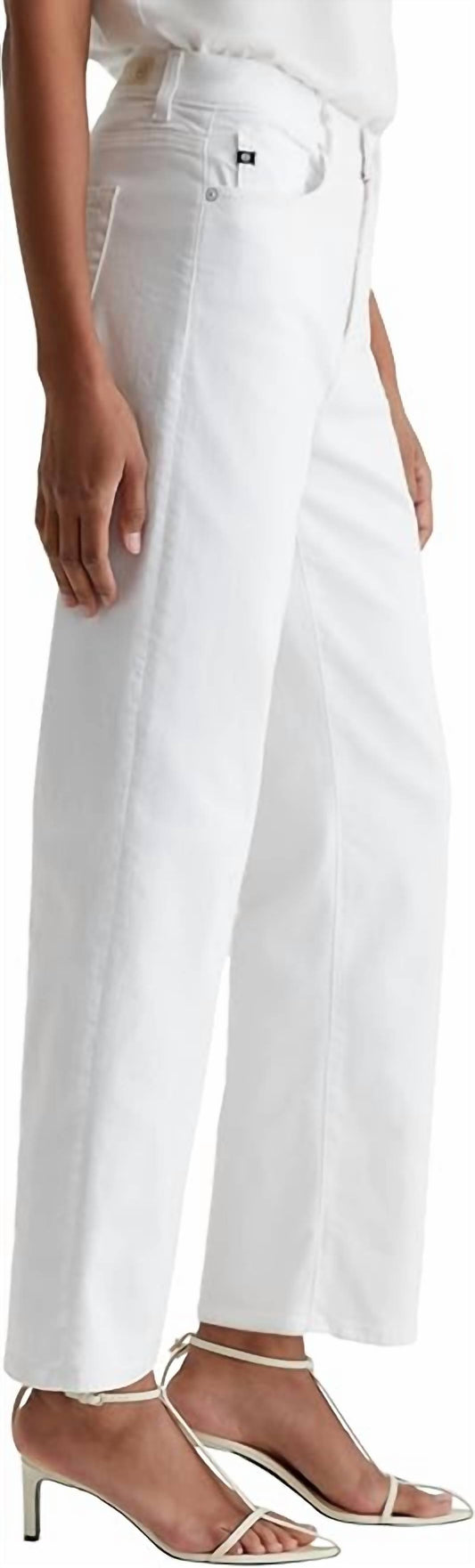 Ag Jeans - Brinley Mid Rise Straight Crop Jeans