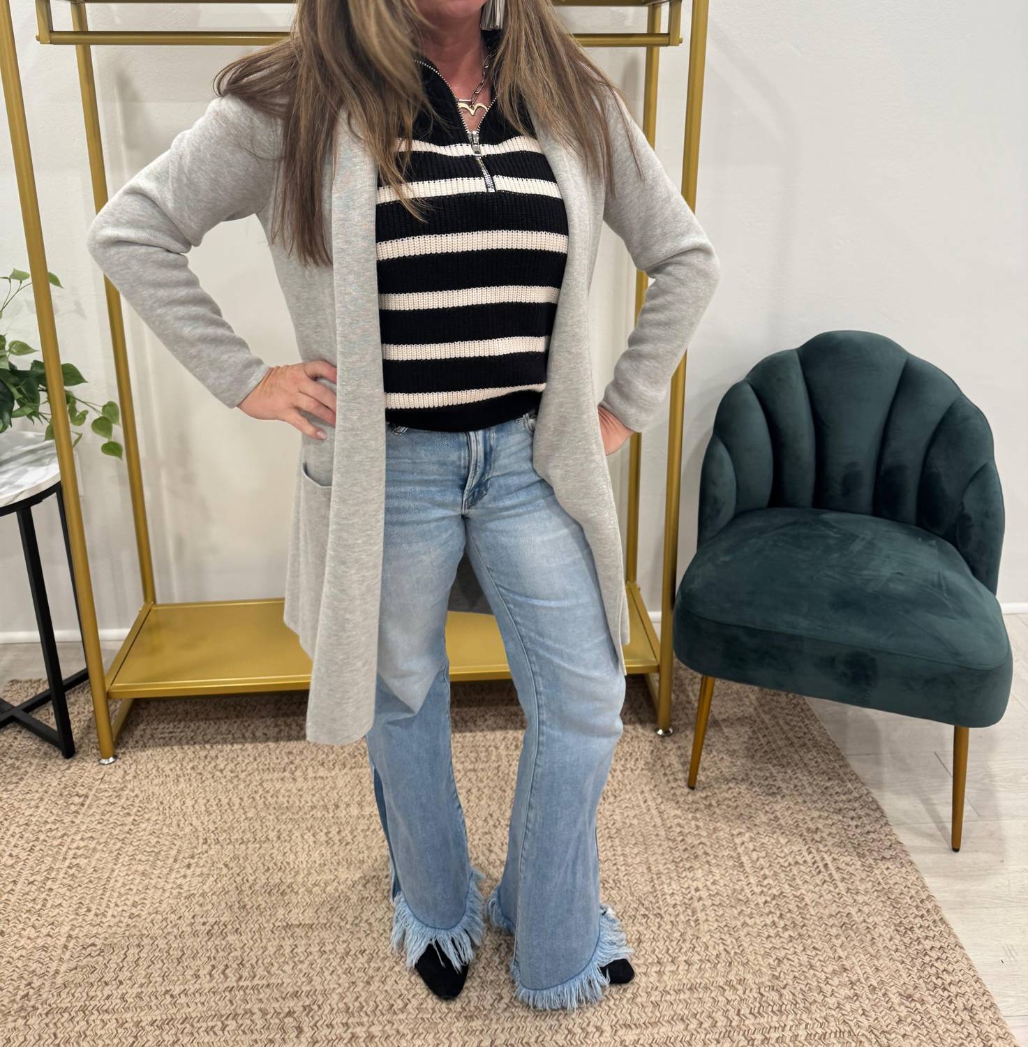 Le Marais - Relax Fit Open Front Cardigan
