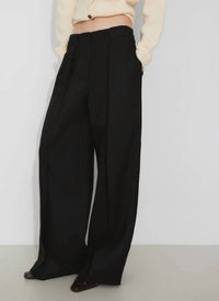 Cubic Draped Pull-on Pant in black - women's pants - detail view