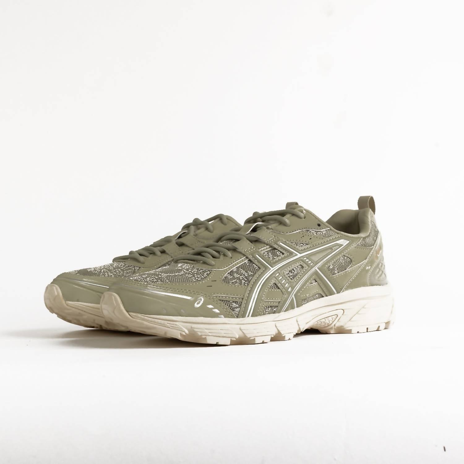 ASICS Men's Gel Nunobiki Sneakers in dried leaf green - men's sneaker - detail view