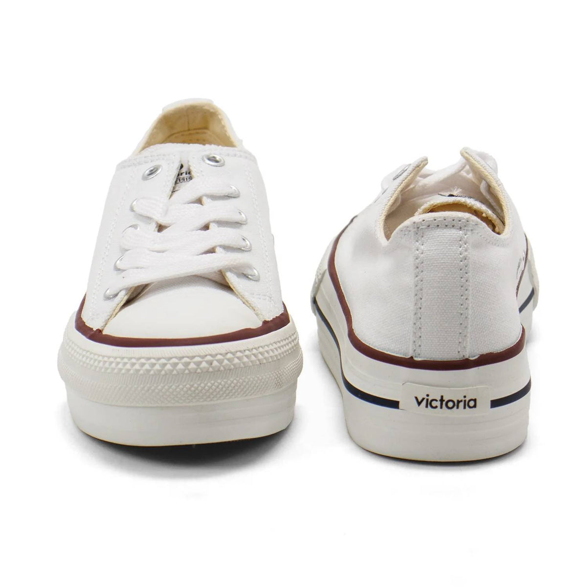 Victoria - Girls' Tribu Canvas Platform Trainers Shoes
