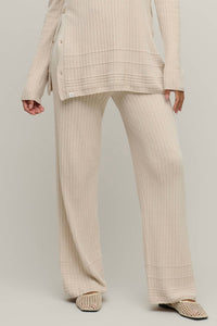 Barefoot Dreams - Textured Hem Rib Pant