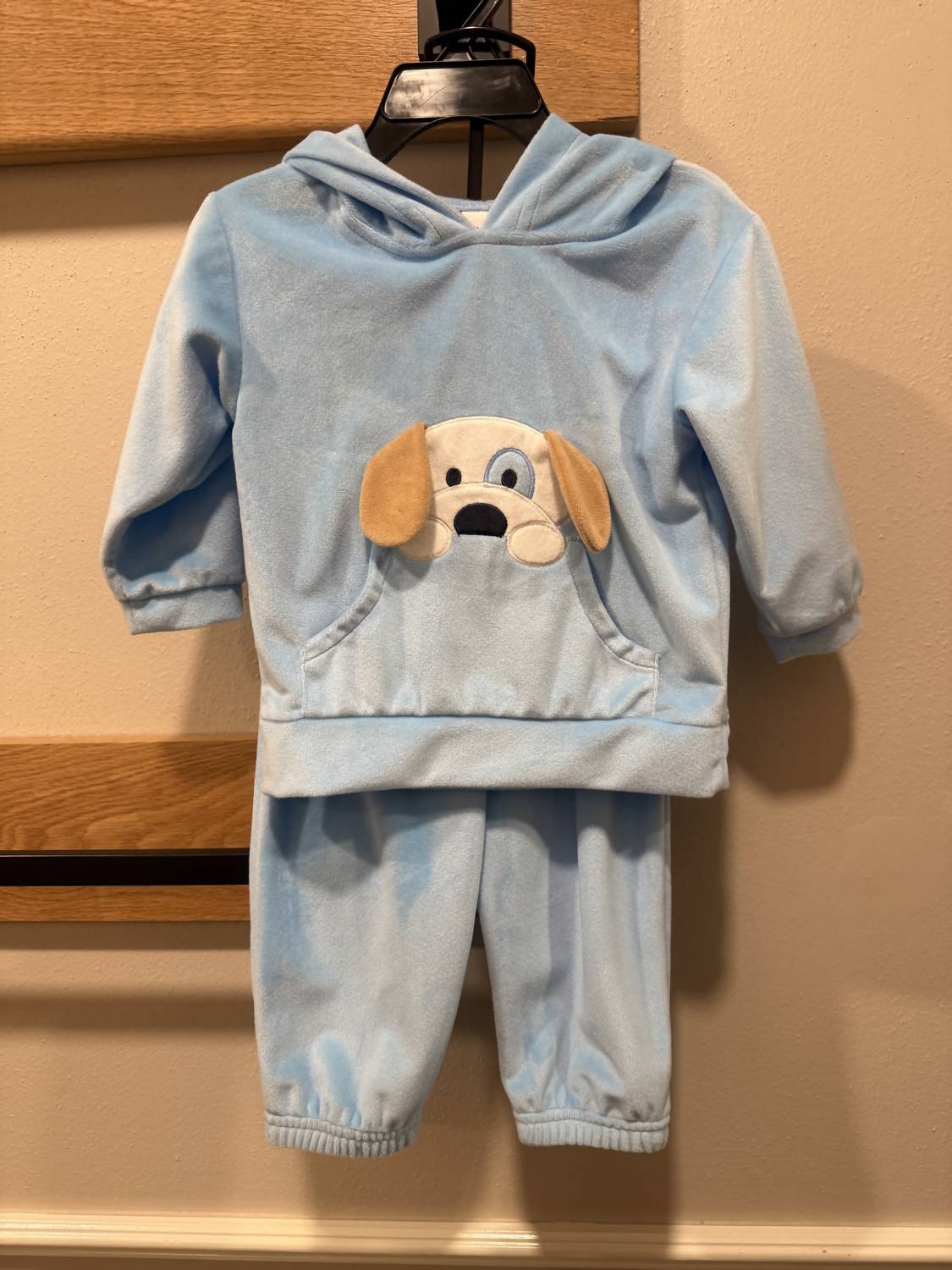 Florence Eiseman - Boy's Hoodie With Puppy And Pants