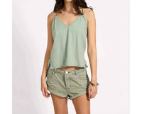 ONE TEASPOON Bandit Low Rise Short in super khaki - women's shorts