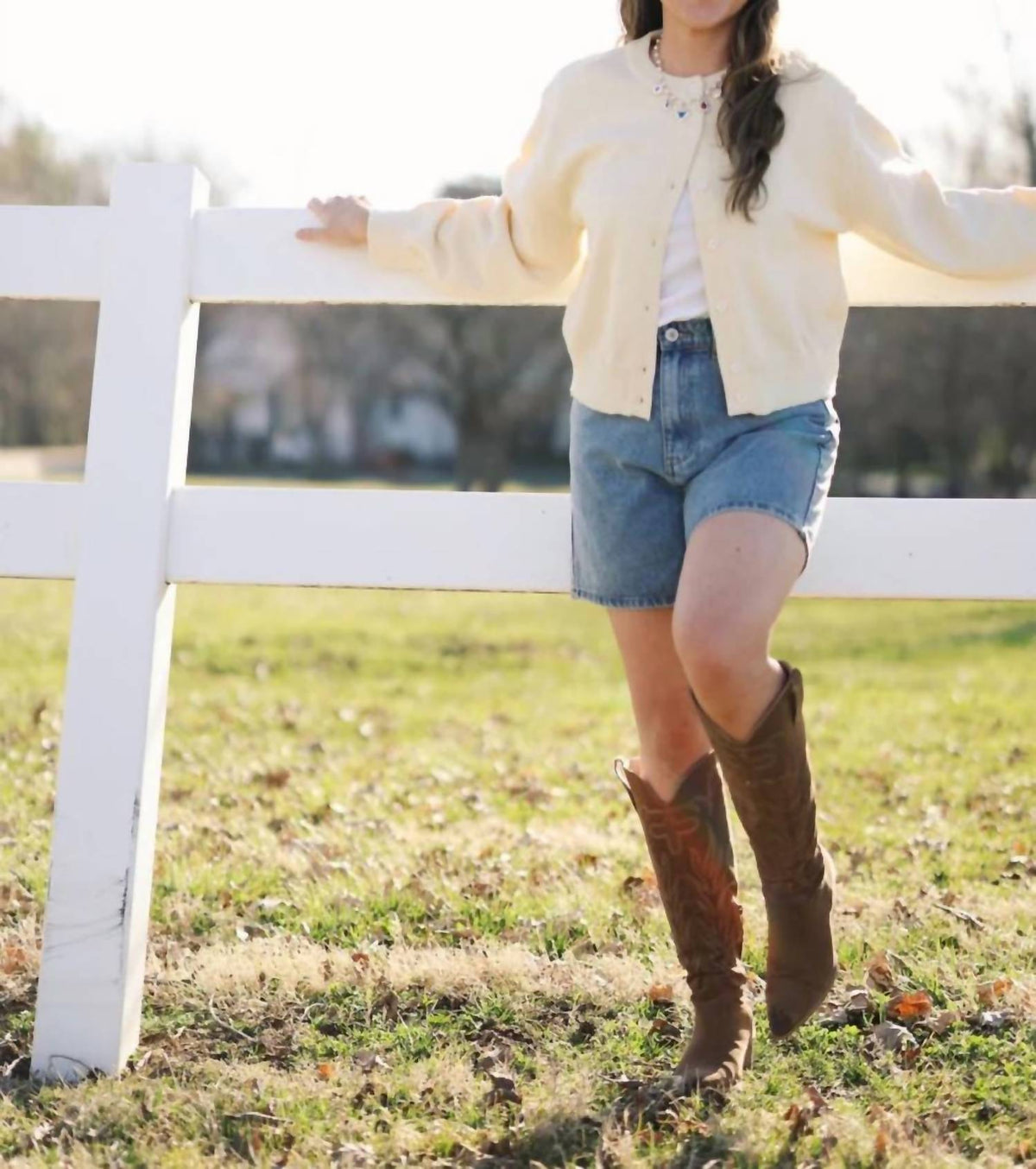 Wishlist - High Waisted Denim Shorts