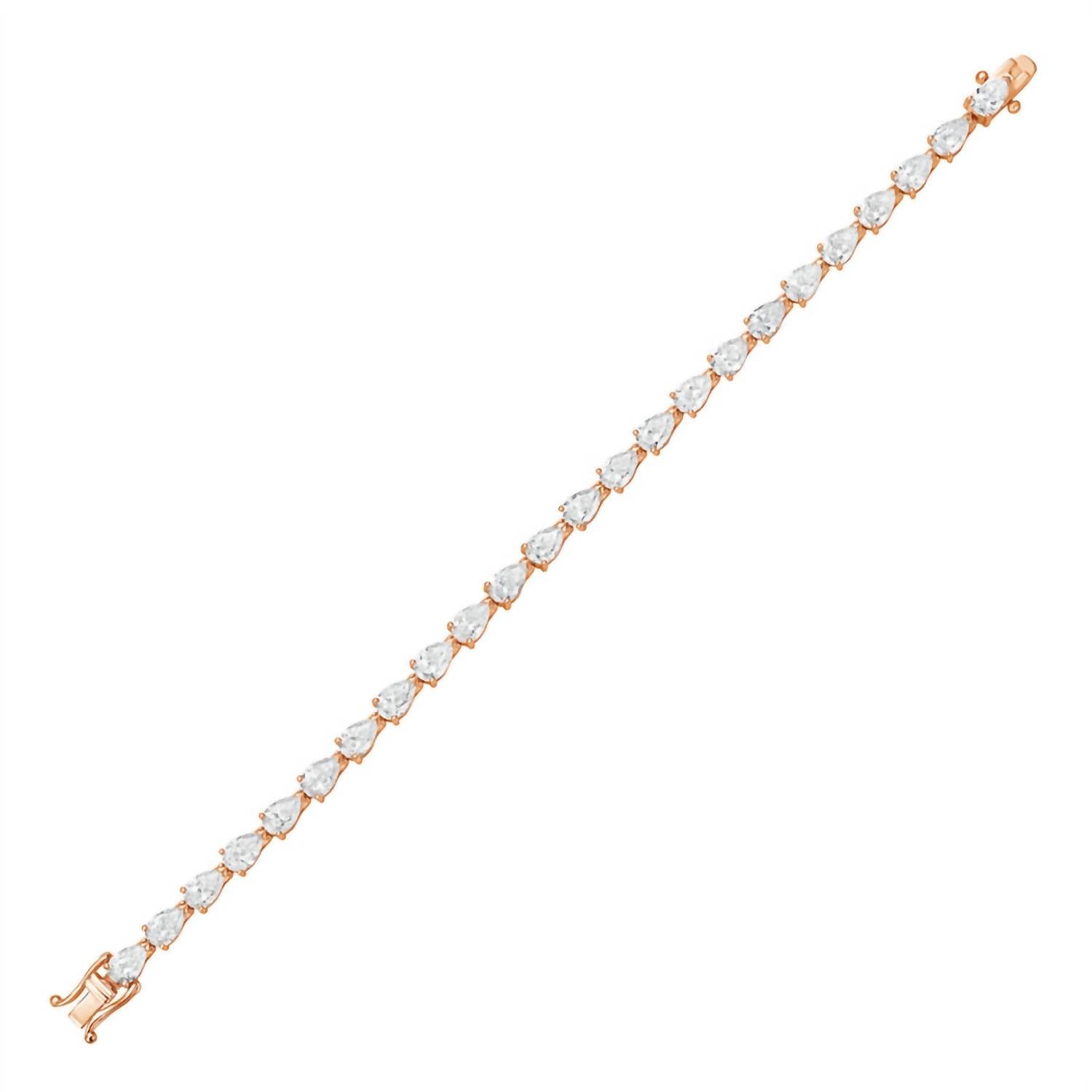 Diana M Jewels - Women's Pear Lab-Grown Diamond Jewelry Bracelet (21.00 Ct) - Signature