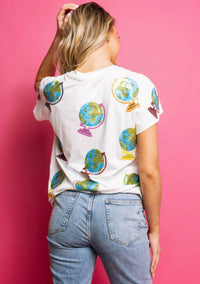 Queen Of Sparkles - Globe Short Sleeve Tee