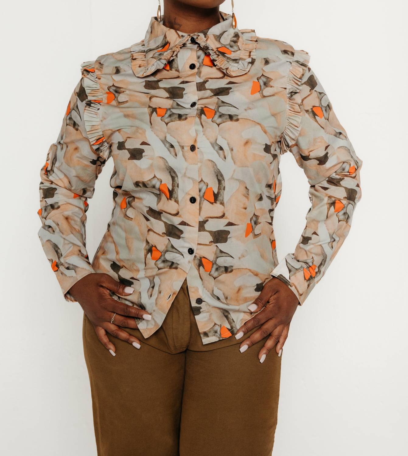 Bel Kazan - Daisy Classic Button-up Top