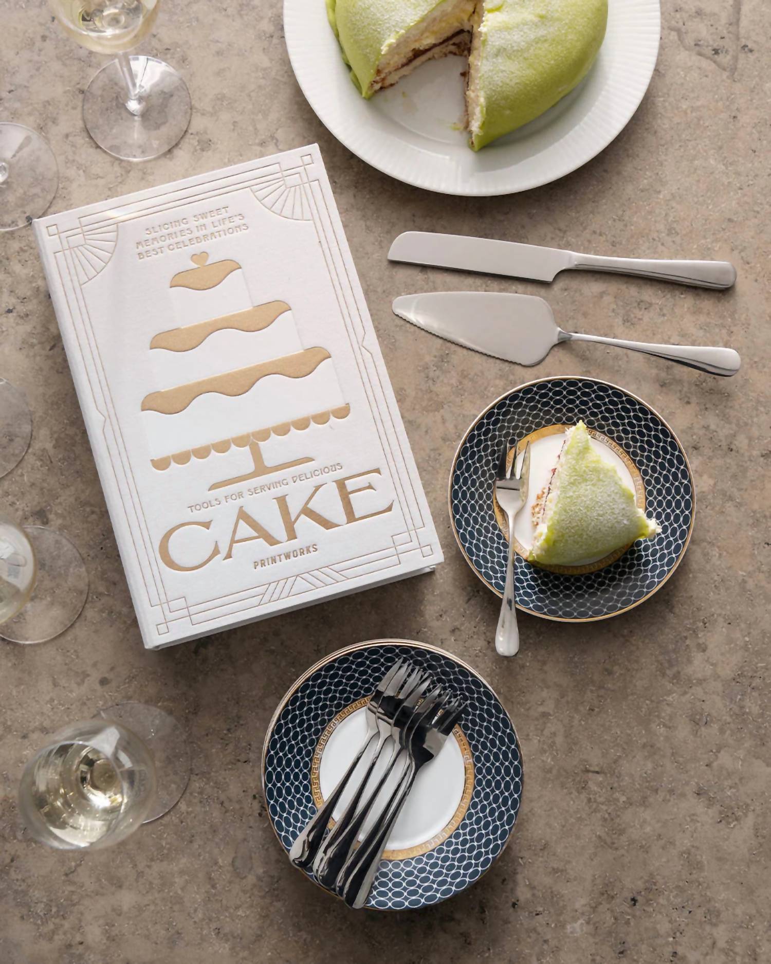 Printworks Cake Essentials Gift Set in white gold - item - view 4