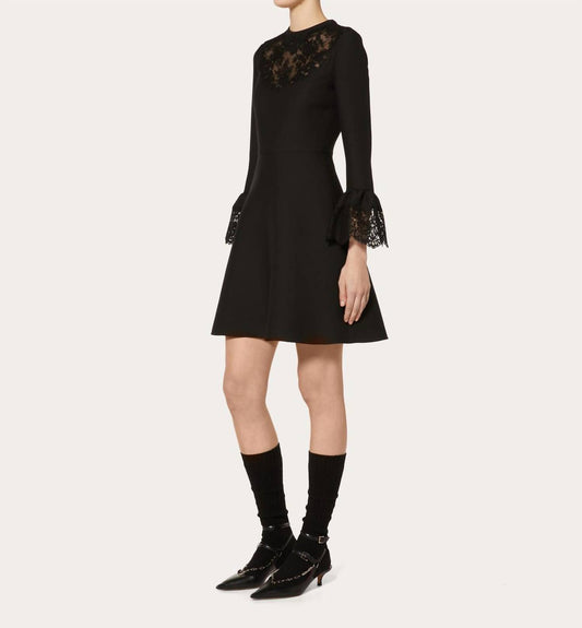 Valentino - Lace Flare Dress