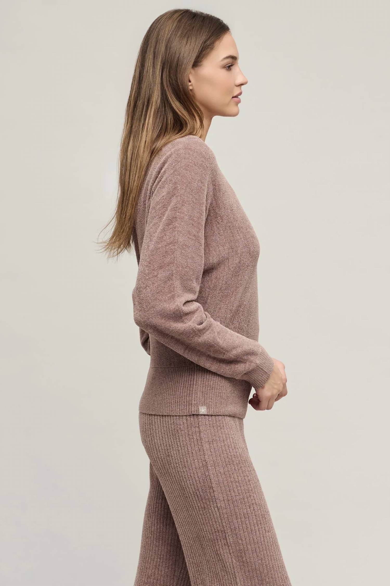 Barefoot Dreams - Cozychic Ultra Lite Scallop Dolman Henley Top