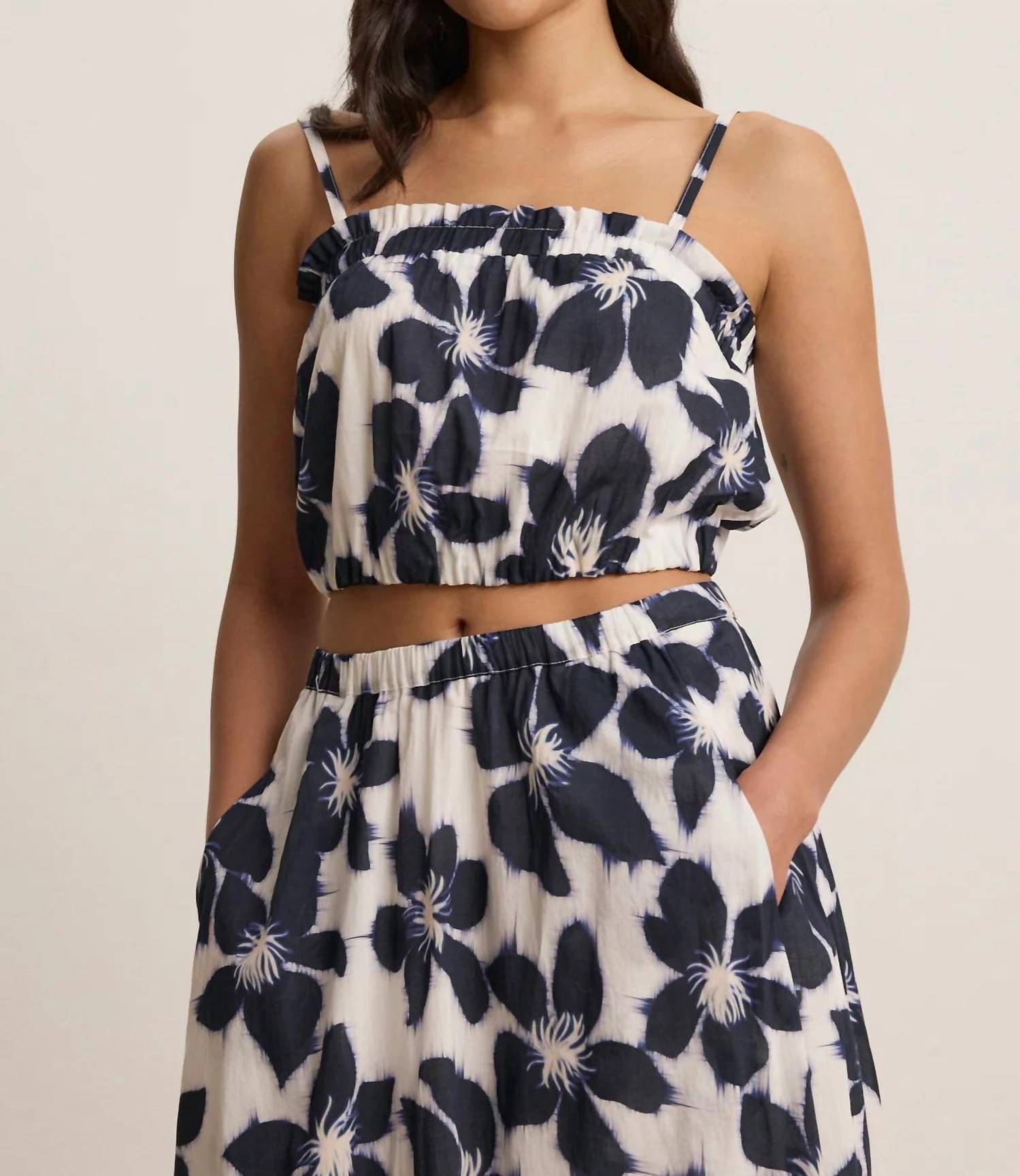Velvet By Graham & Spencer - Alice Floral Square Neck Top