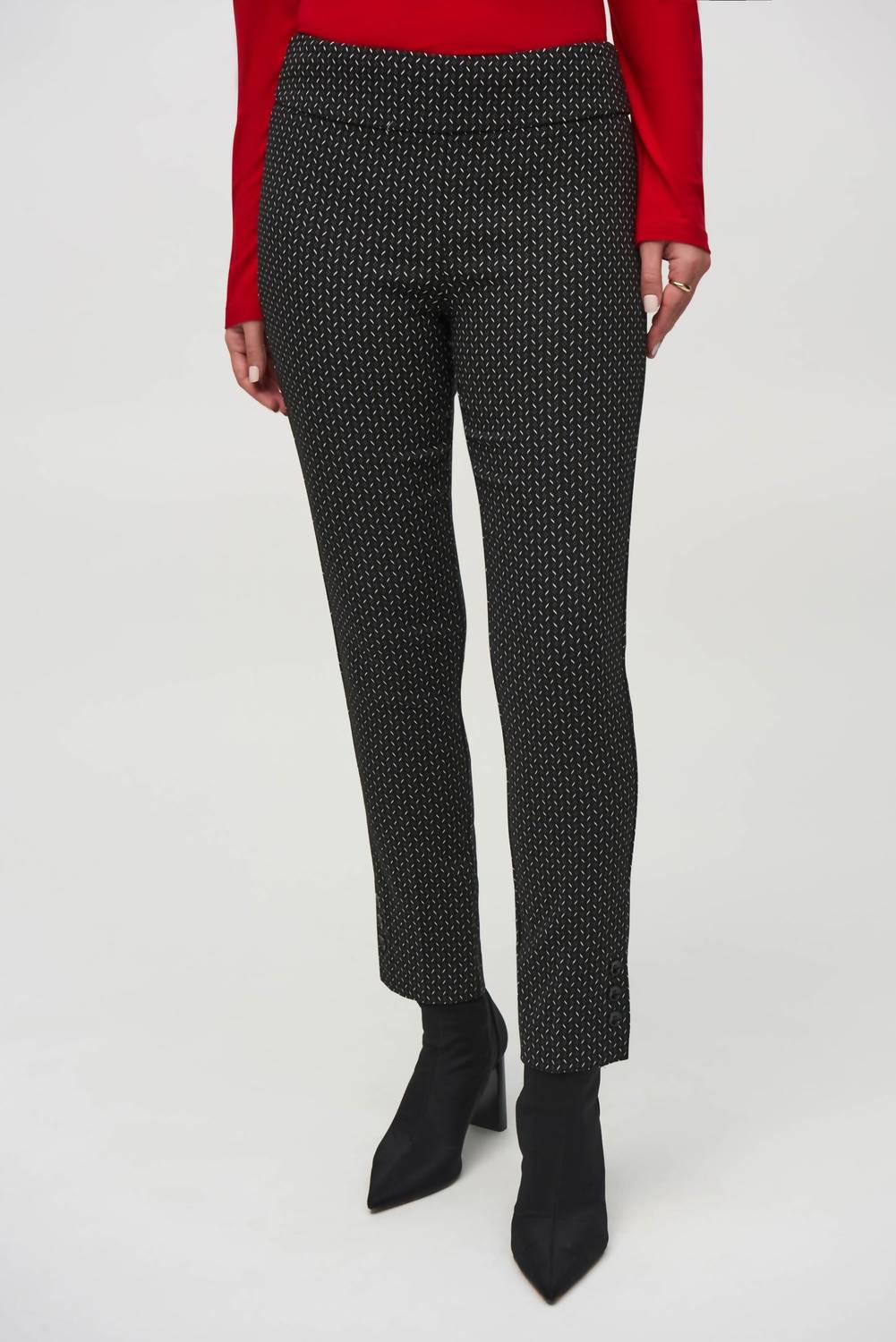 Joseph Ribkoff - Abstract Print Pull-on Pants