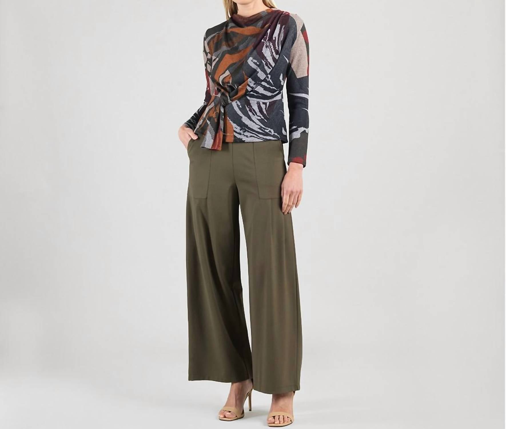 Clara Sunwoo - Cozy Knit Long Sleeve Loop Front Sweater Top
