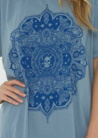 Project Social T - Skull Bandana Oversized Tee
