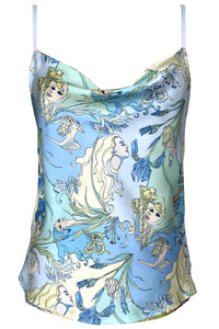 Candice Held - Athena Nouveau Nymphs Reversible Satin Camisole Top