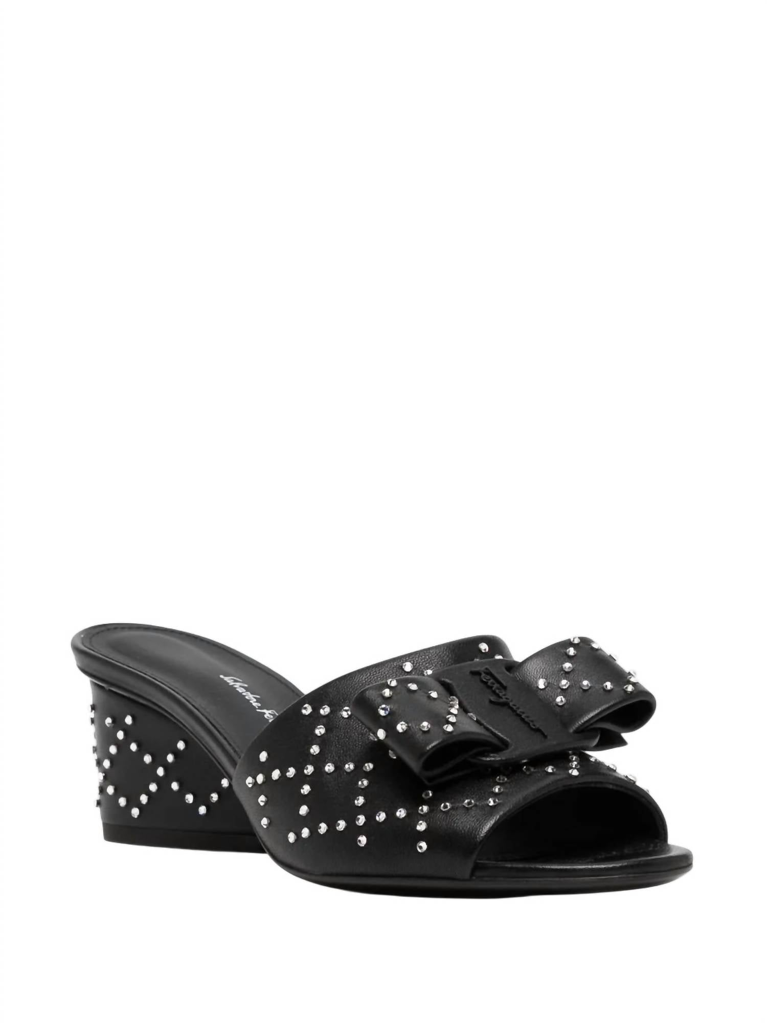 Salvatore Ferragamo - Women's Valery Leather Sandals