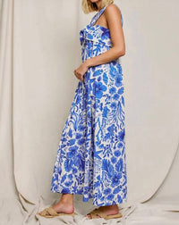 Dress Forum - Under The Sea Halter Neck Maxi Dress