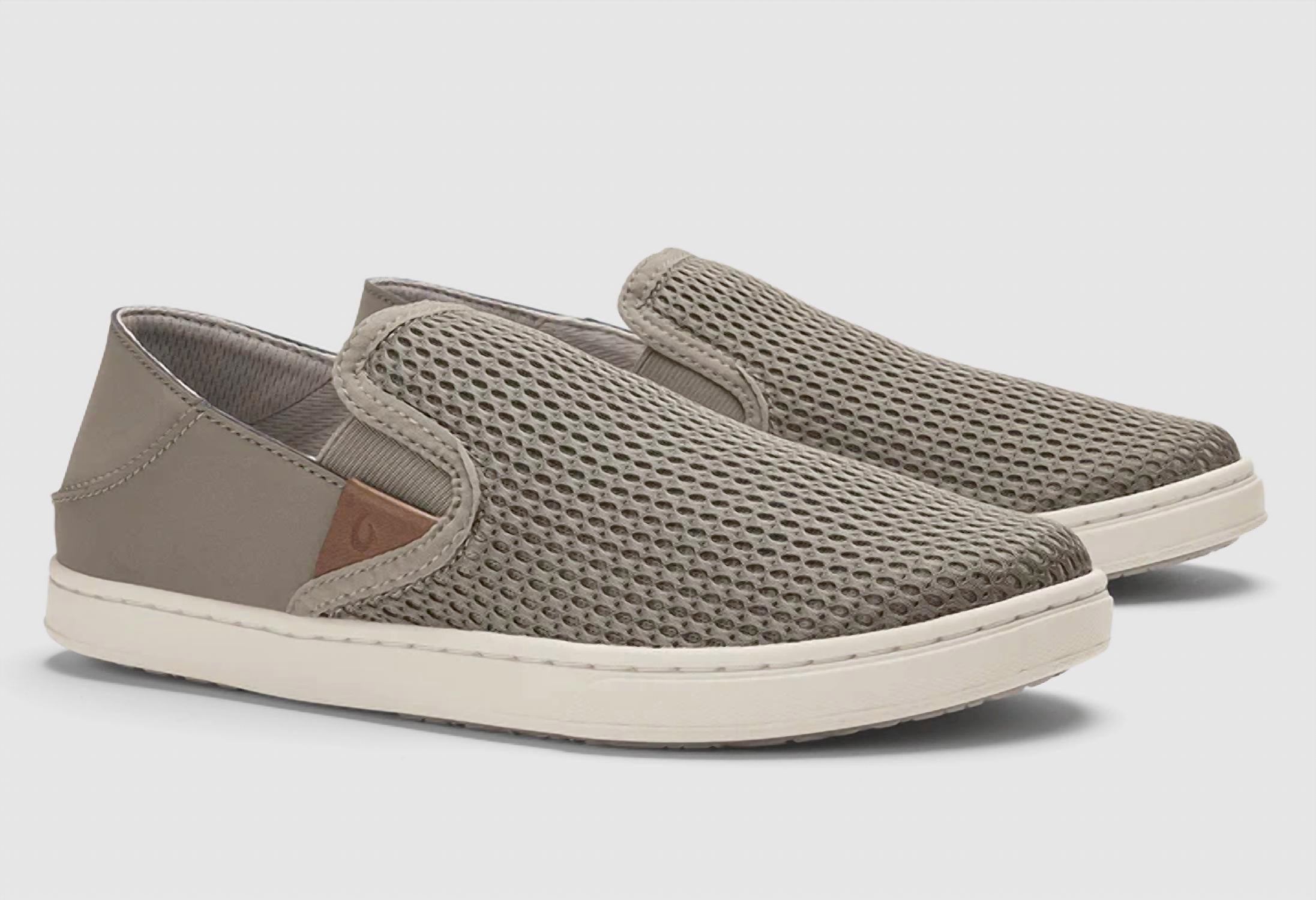OluKai Women's Pehuea Sneakers in taupe gray - women's sneaker