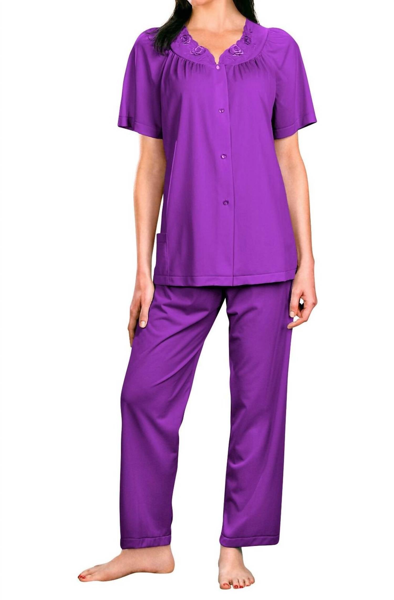 Shadowline Lingerie - Petals Short Sleeve Pajama