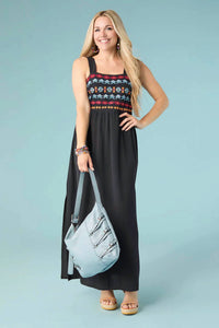 Coco + Carmen - Sarah Sleeveless Embroidered Dress