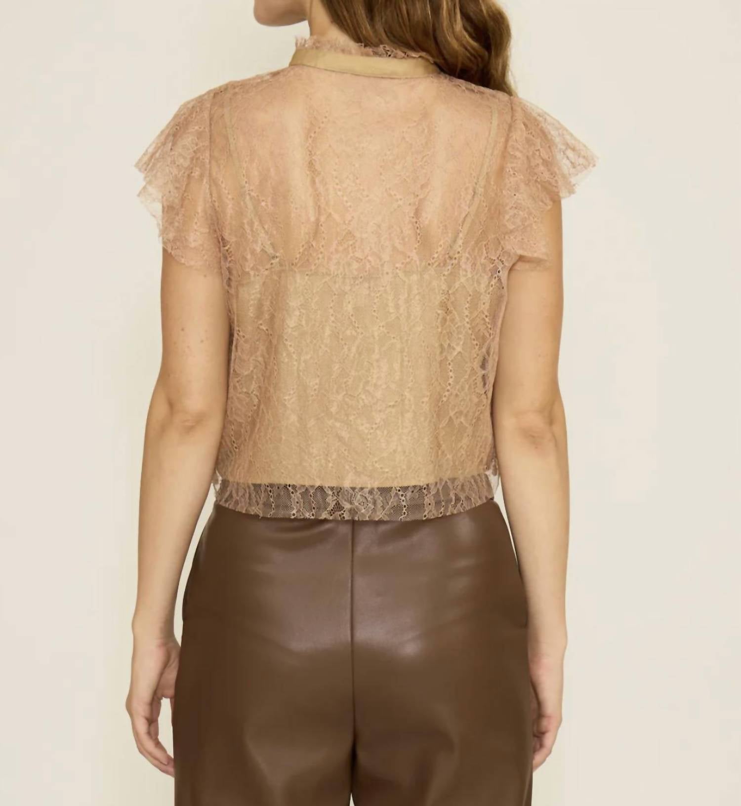 Lucy Paris - Duchess Lace Top