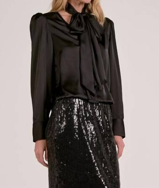 Elan - V-neck Scarf Top