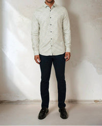Stone Rose - Printed Meadow Ditsy Long Sleeve Shirt