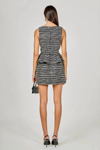 Endless Rose - Sequin Textured Mini Skirt