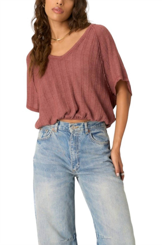 Project Social T - Paola sweater v neck bubble tee