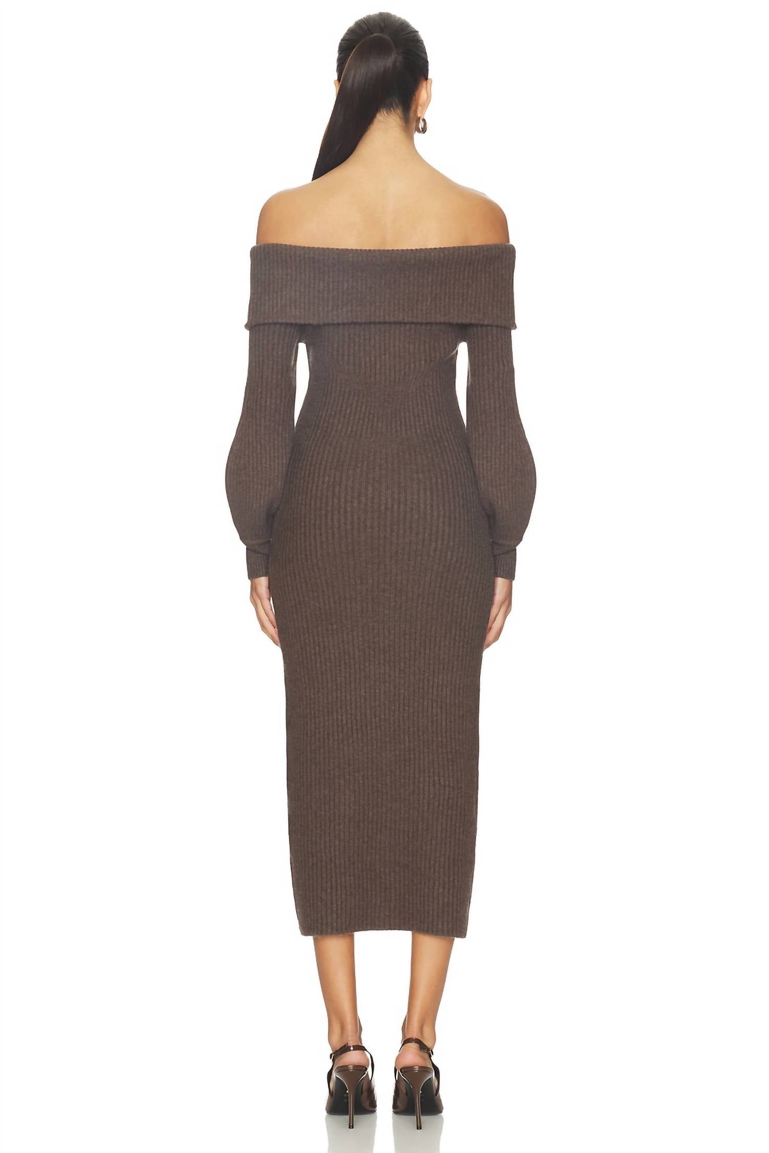Astr - Tilde Off Shoulder Sweater Dress