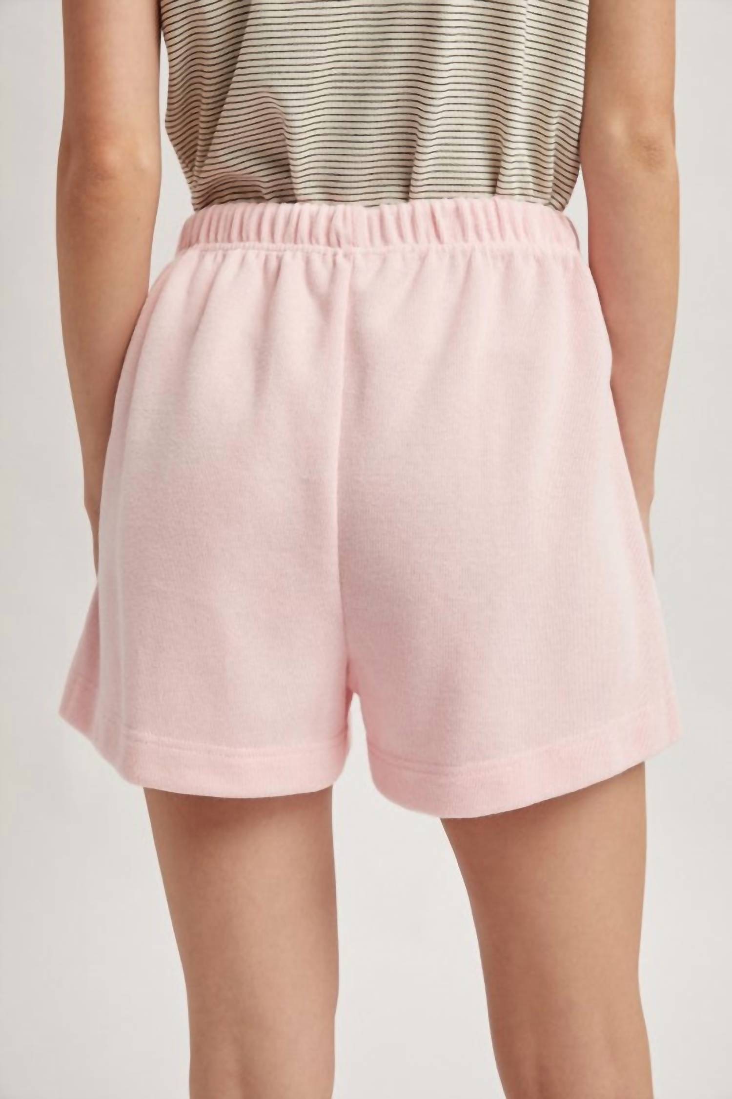 WISHLIST Soft-touch Knit Shorts in ballet - women's shorts - detail view