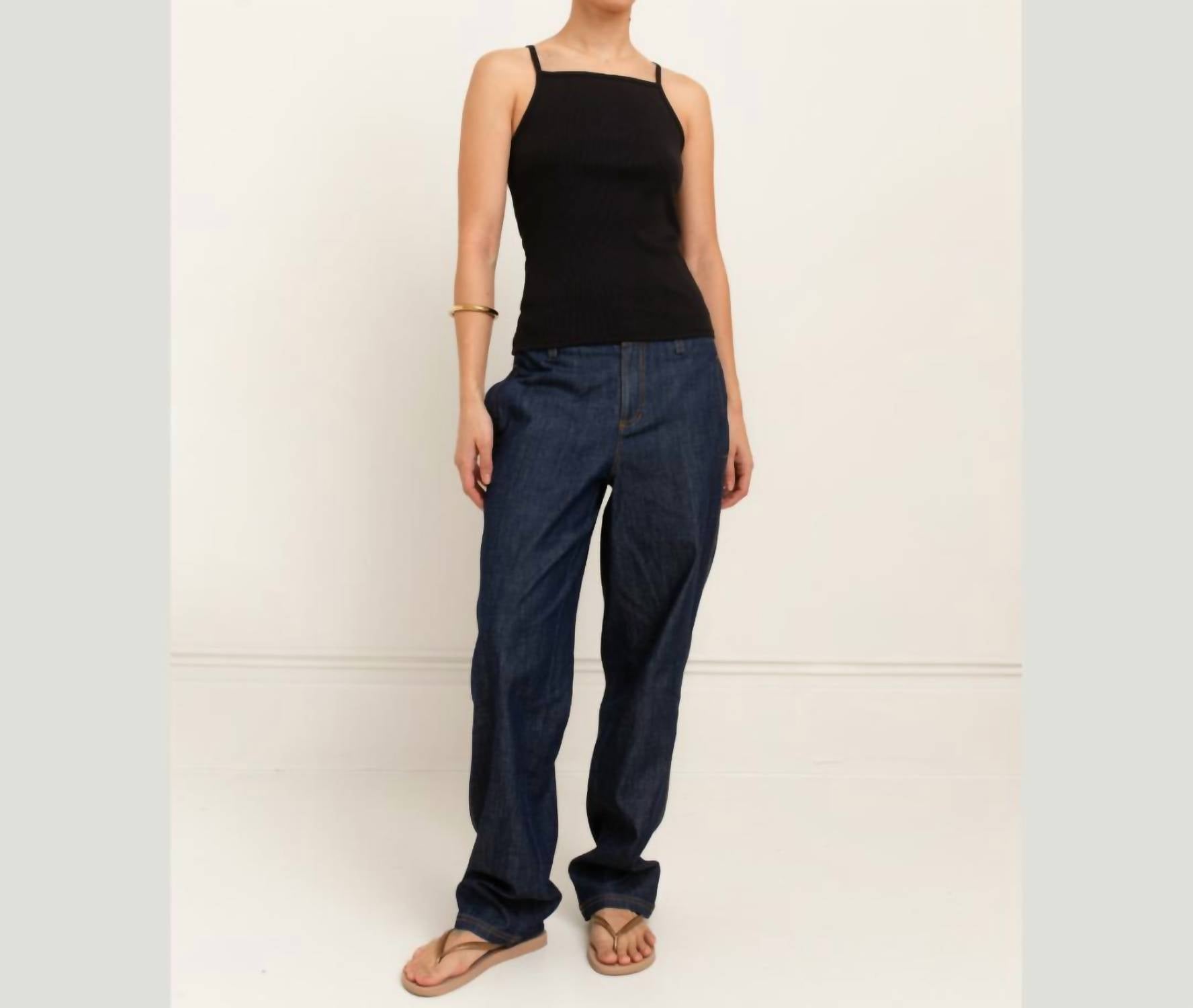 Paper Label - Tessa Square Neck Tank Top