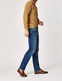 mavi Men's Josh Bootcut Jean in mid brushed organic move - men's jeans - alternate view
