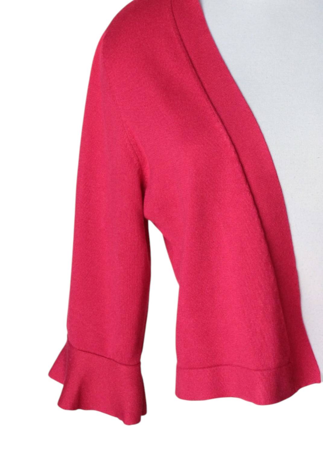 Keren Hart - Women's Open Ruffle Edge Cardigan