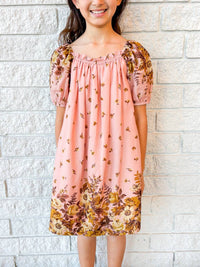 Sea - Viktoria Print Puff Sleeve Dress