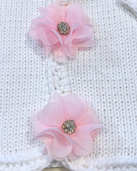 Gita - Girl's 2pc Sweater With Small Rhinestone Center