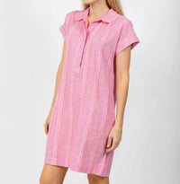 Pure Amici - Ivonne Stripe Linen Dress